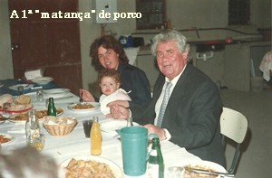 A 1ª "matança" do porco 